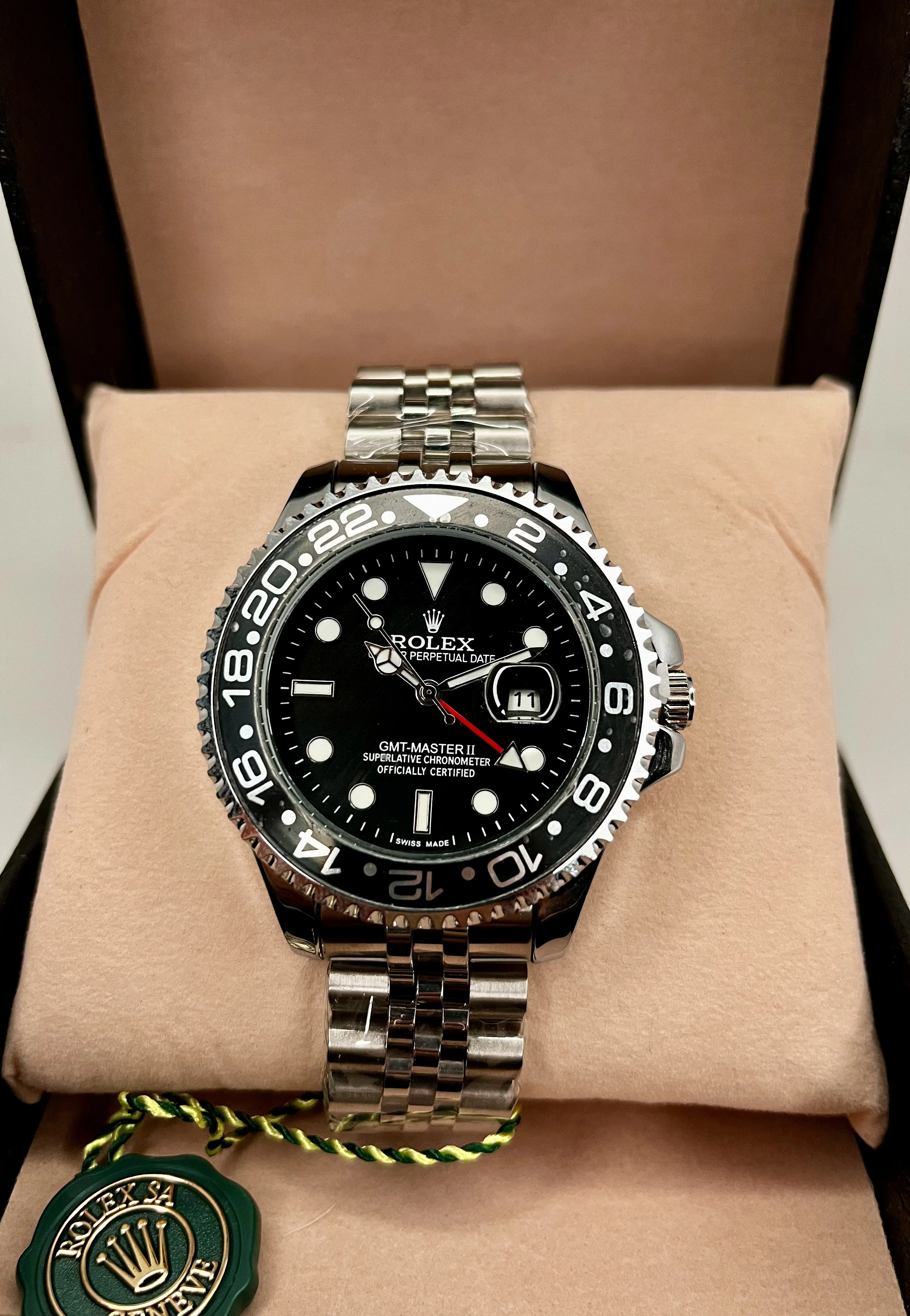 ROLEX GMT-MASTER II  BLACK + Boite