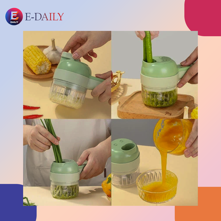 4In1 قطاعة الخضراوات الكهربائية