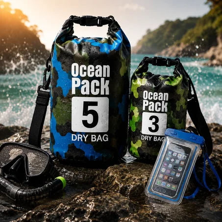 3L/5L حقيبة Ocean Pack المقاومة للماء