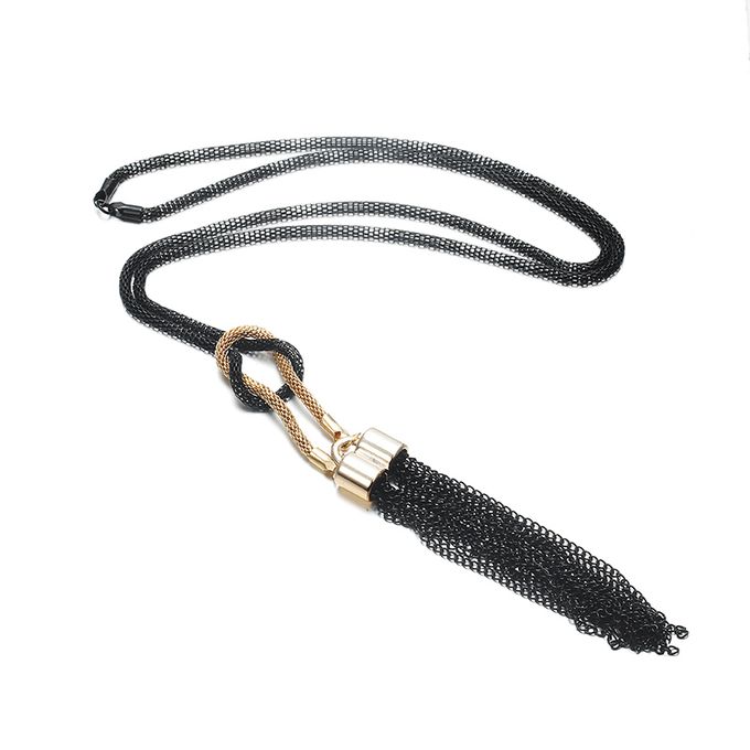 New Female Pendant Tassel Long Chain Necklace