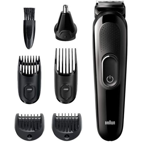Braun MGK3220 ماكينة تشذيب الشعر 6 في 1 - 5 ملحقات