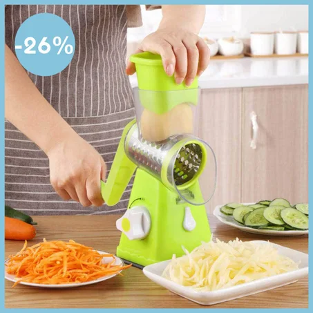 قطاعة الخضار اليدوية الدوارة