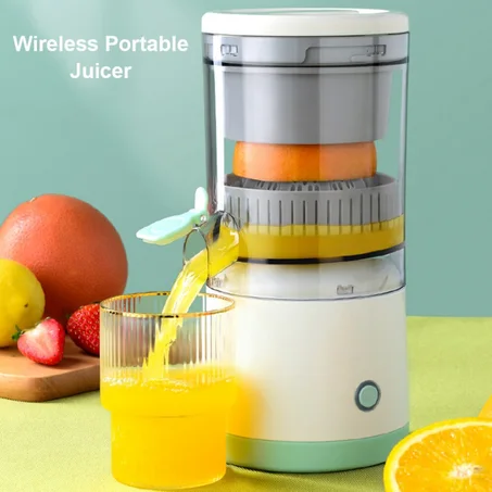 عصارة كهربائية لاسلكية محمولة ، عصارة لجميع الفاكهة