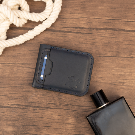 محفظة قطعتين جلد طبيعى