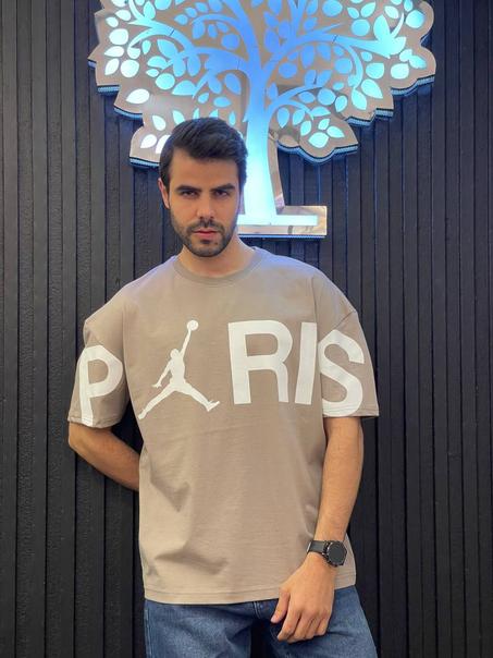 تيشيرت Paris اوفر سايز