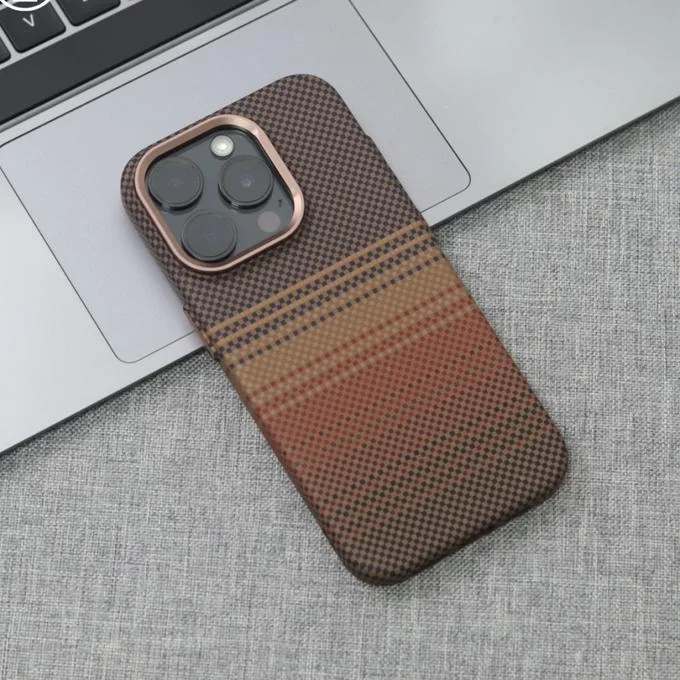 Carbon Fiber Texture Magsafe design iPhone Case