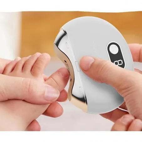 مقص أظافر كهربائي 3 للأطفال والكبار مقص أظافر أوتوماتيكي مع مقص أظافر خفيف وقاطع ومانيكير وتلميع