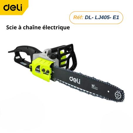 Scie à chaîne électrique Deli DL-LJ405-E1