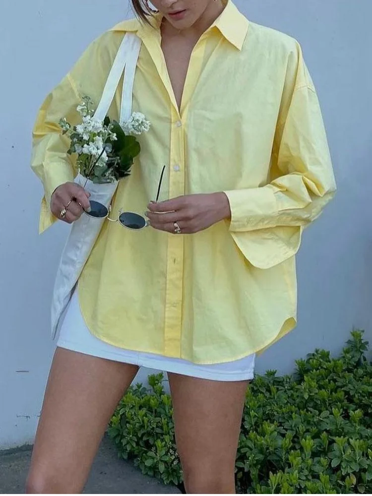 Linen yellow Shirt