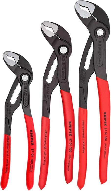 Knipex 002006s1 3-Piece Cobra Juego de alicates