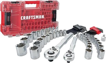 CRAFTSMAN Versastack - Juego de herramientas mecánicas de 1/4 y 3/8 pulgadas, 71 piezas (CMMT45171)