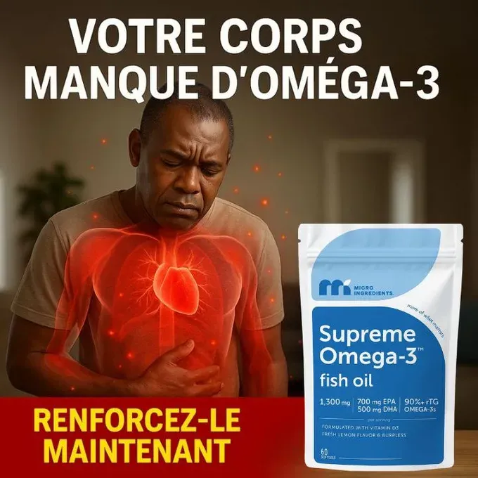 Supreme Omega-3 Fish Oil™ - Livraison Gratuite 🇨🇮