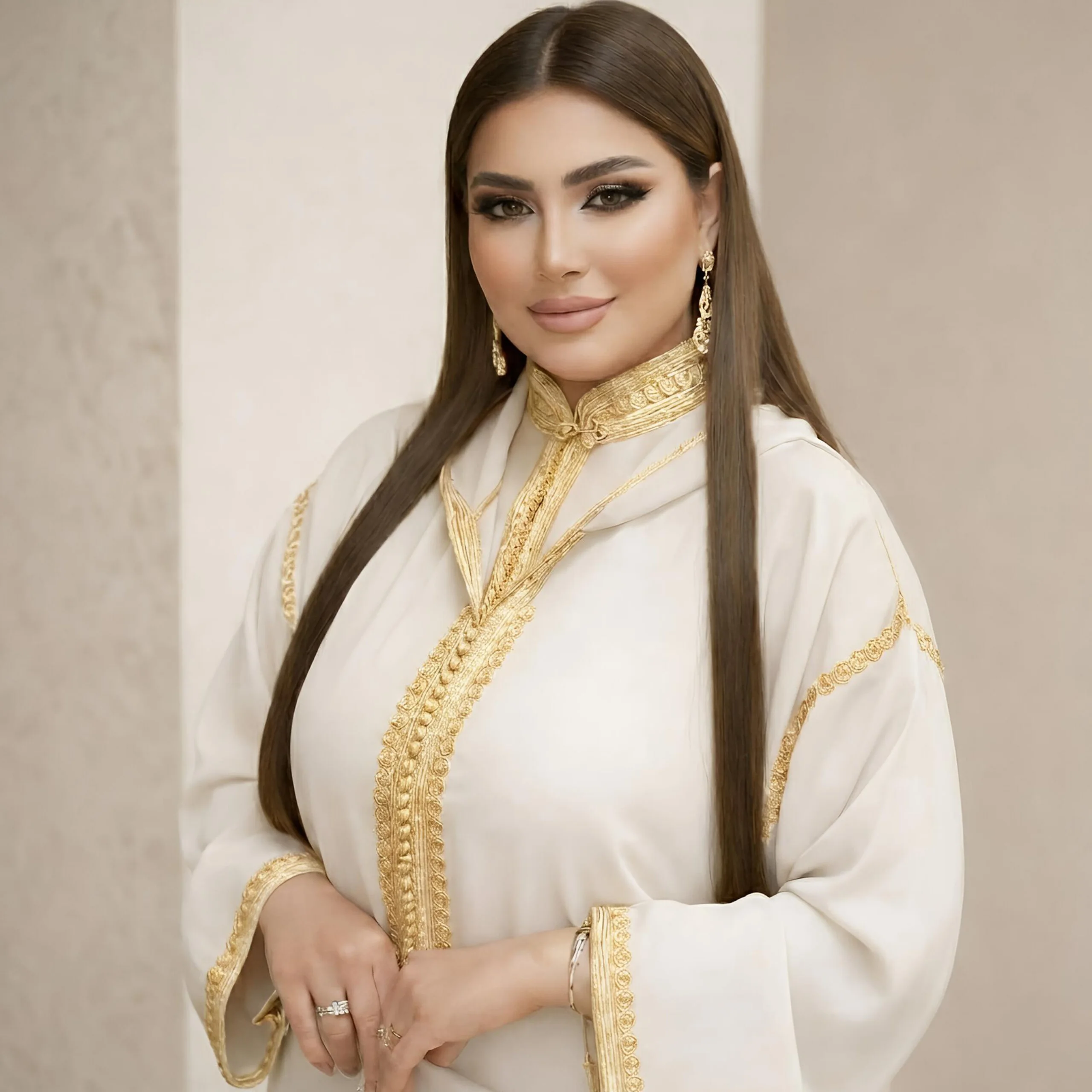 جلابة مخزانية دوبياس كريب ممتاز