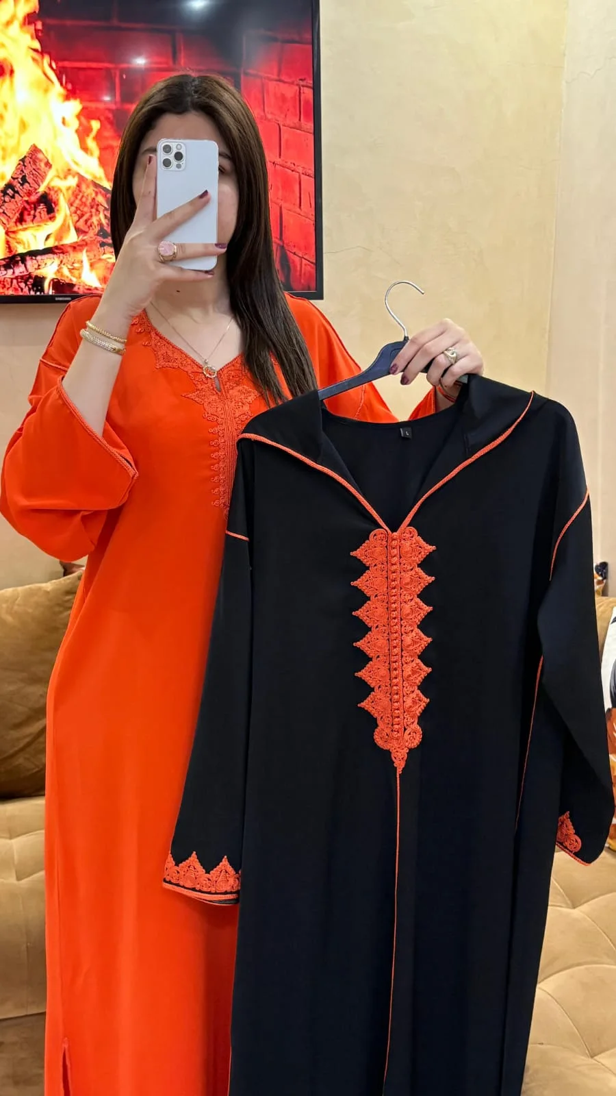 جلابة دوبياس… أناقة وراحة فـ نفس الوقت 💞