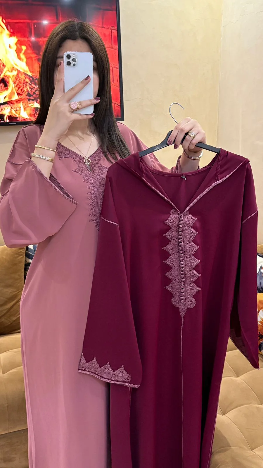 جلابة دوبياس… أناقة وراحة فـ نفس الوقت 💞
