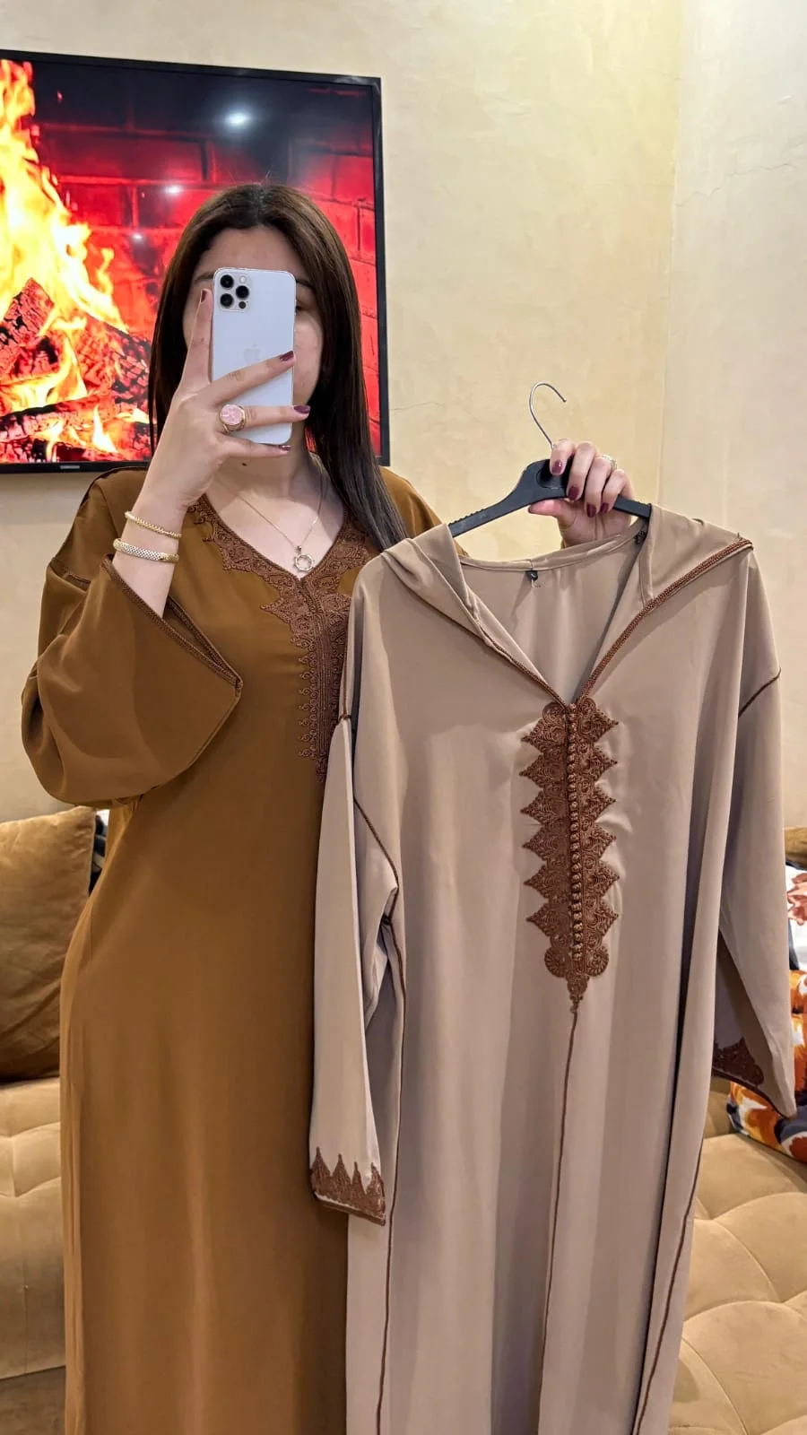 جلابة دوبياس… أناقة وراحة فـ نفس الوقت 💞