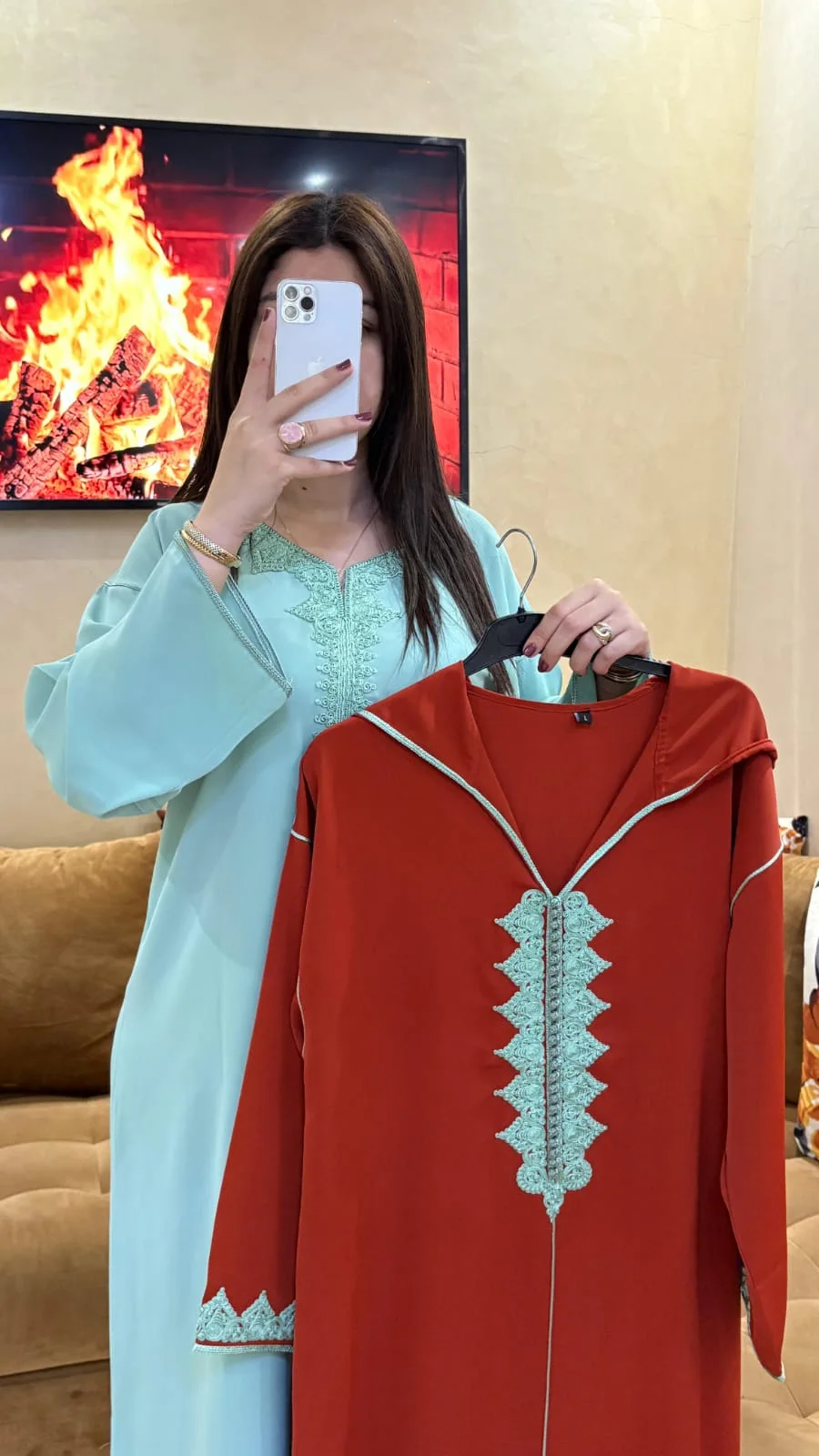 جلابة دوبياس… أناقة وراحة فـ نفس الوقت 💞