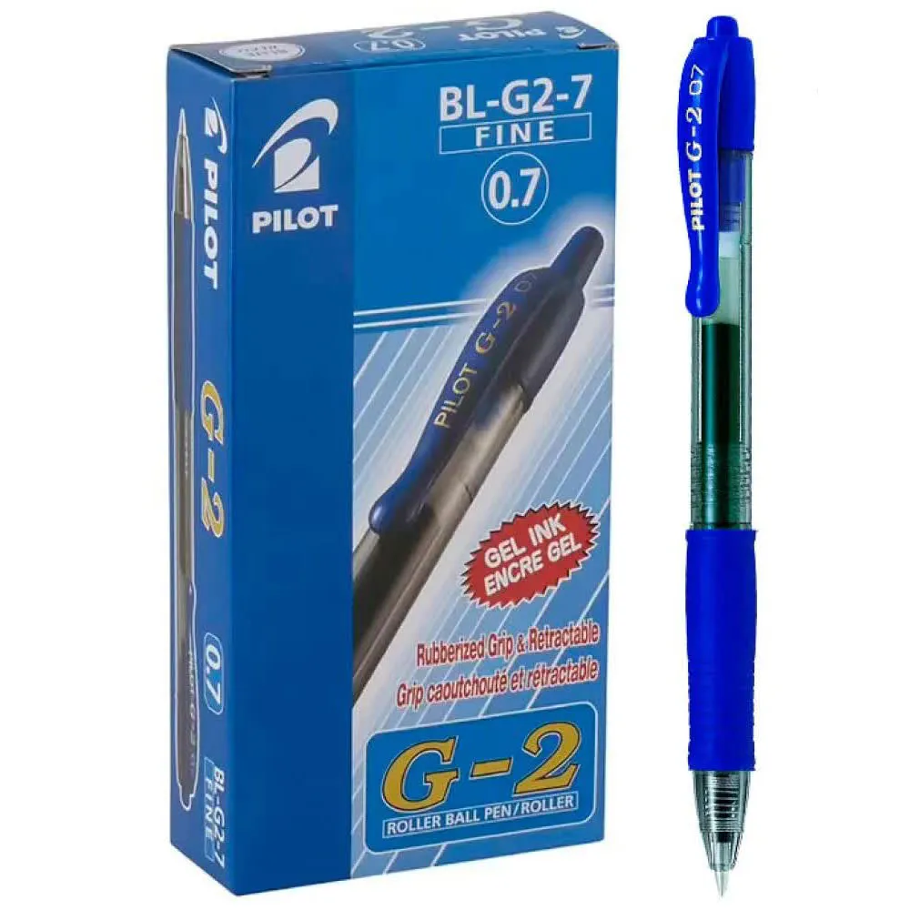 Boite de 12 Stylo Pilot G2 Pointe Fine