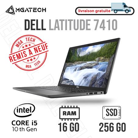 DELL Latitude 7410 Core i5-10310U I 16Go I 256 Go I 14″ FHD - Remis à Neuf