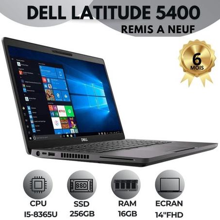 DELL Latitude 5400 - Core i5-8365U - Remis a neuf