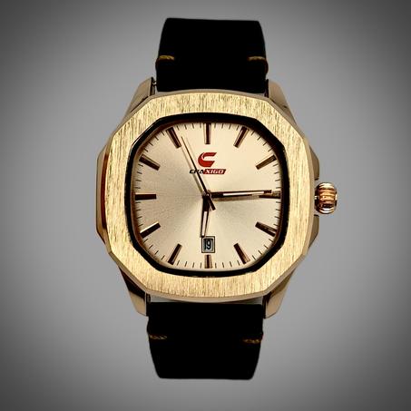 ساعة من ماركة " CHAXIGO " كوبيه من الإستيل الخالص المقاوم للصدأ بحزام من الجلد الفاخر تأتي بأشكال وألوان مختلفة حسب ذوقك بكرت ضمان لمدة عام ✋🏻😇