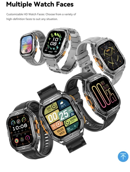 ⌚️الساعة الأحدث من ماركة (CUBOT) بالنسخة الأذكى (GT3) تدعم الـ (GPS) عبر الأقمار الصناعية🛰️ تأتي بلونين و حزامين من السيلكون والاستيل بضمان لمدة عام