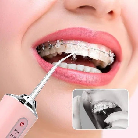 جهاز الخيط المائي لتنظيف الاسنان في المنزل لرعاية صحية للأسنان ذات كفاءة عالية