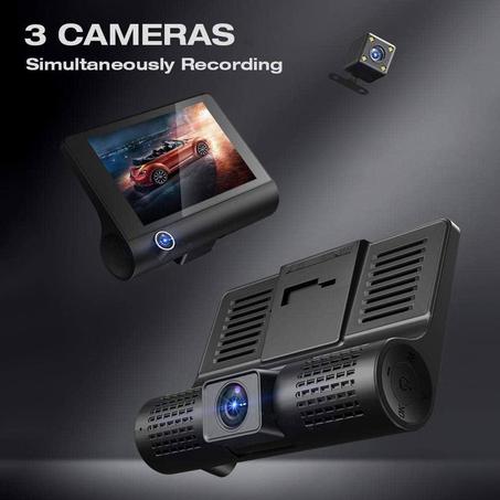 3✖1 كاميرا داش كام لأمان السيارات ولتسجيل حوادث السير أو تصوير المناطق الخلابة والمناظر الطبيعية اثناء قيادة السيارة