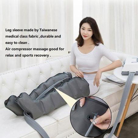 جهاز تدليك الساق الفاخر من Venen Engel 12 مع سوار للساق، مصنوع من 12 غرفة هوائية قابلة للتعديل بشكل فردي، مع 8 برامج تدليك فردية