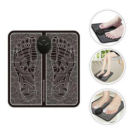 جهاز تدليك القدمين الكهربائي EMS يقوم بتخفيف الألم وتحفيز عضلات قدميك، مما يوفر تدليكًا عميقًا للأنسجة، يساعد على زيادة الدورة الدموية وتقليل الالتهاب مع أوضاع تدليك مختلفة، يمكنك اختيار شدة