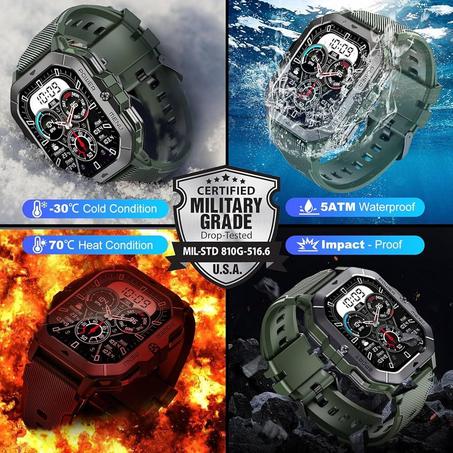 ساعة ذكية من CUBOT مقاومة للغبار والحرائق و الماء بعمق 10 أمتار مع بطارية تدوم3 ثلاثه اسابيع وقياس مستوى الاكسجين في الدم ومعدل ضربات القلب والنوم واكثر 😍