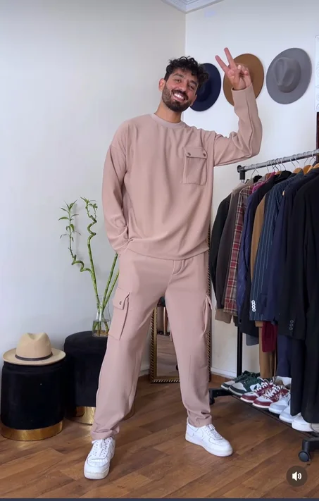 Ensemble poche marron