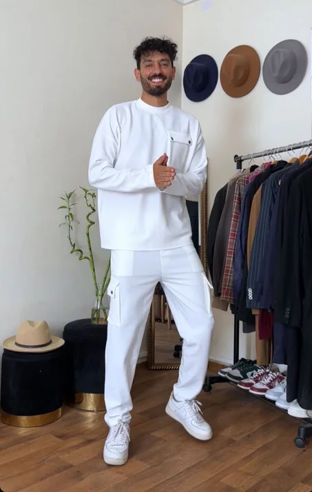 Ensemble poche blanc
