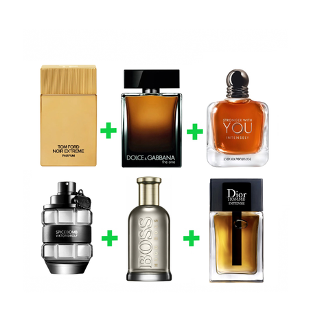 MEGA PACK HIVER 35ml : 6 Parfum 5ml + 5ml Gratuite
