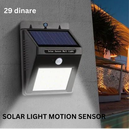 Solar light motion sensor
