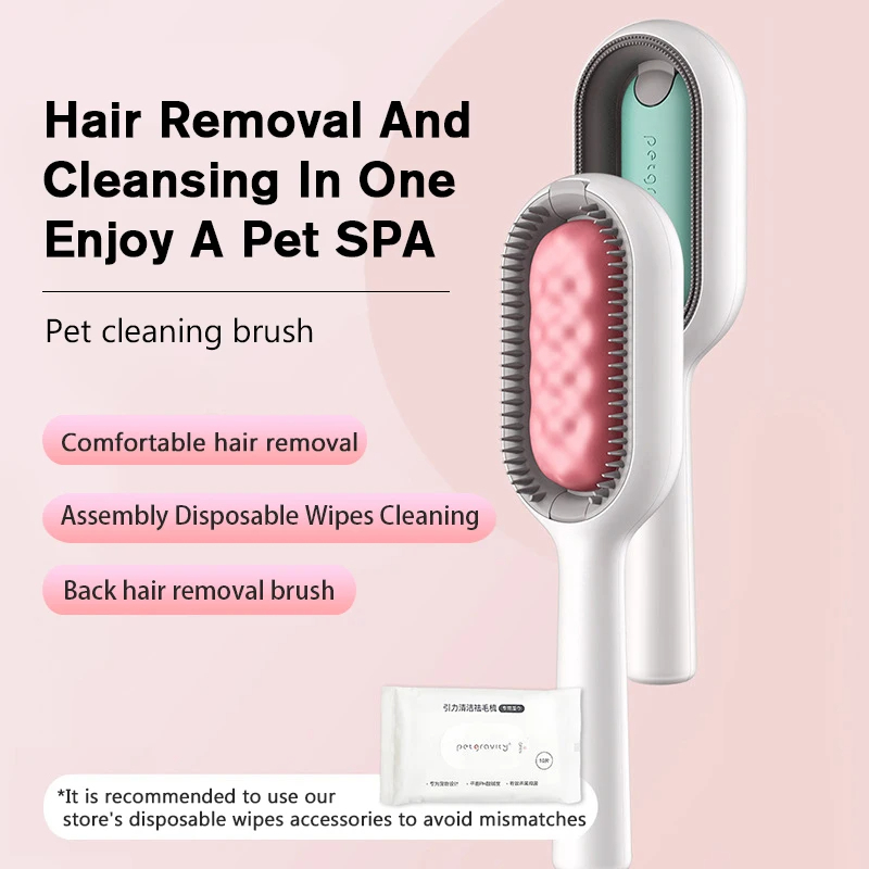 spray handle مشط للعناية بالحيوانات