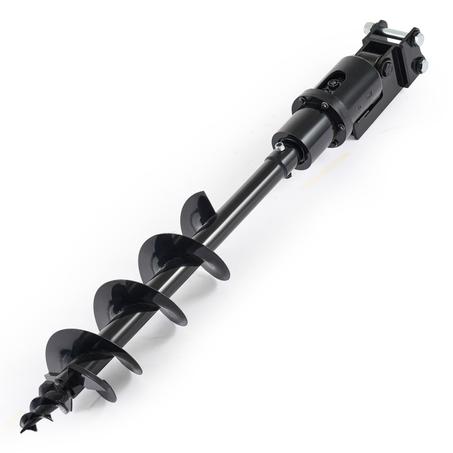 8″ Hydraulic Auger Drill Attachment for Mini Excavator 45″ Depth