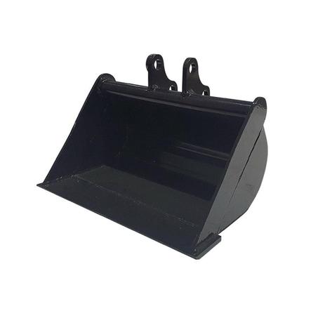 24″ Toothless Bucket for 1-Ton 2-Ton Mini Excavator without teeth|12EX-WD24B