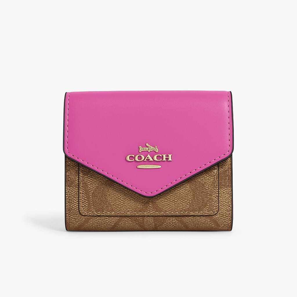 Porte Monnaie Coach rose