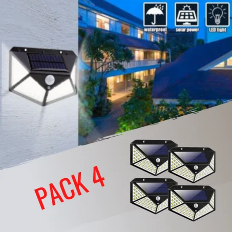 مصباح الجدار بالطاقة الشمسية (SH-100) بتقنية استشعار الحركة