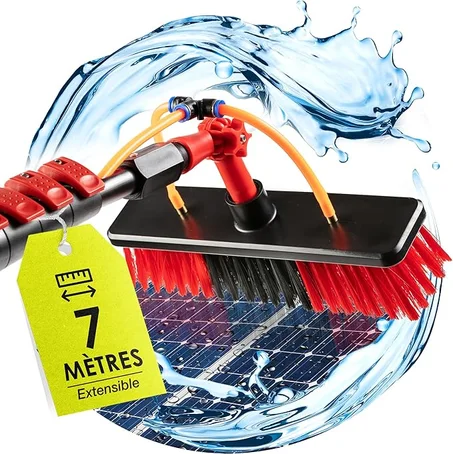 فرشاة تنظيف الألواح الشمسية بطول 7 أمتار