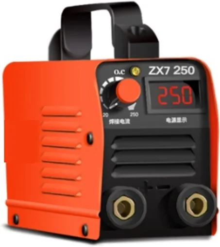 Poste à souder Inverter IGBT 300A - Technologie PWM - Porte-électrode + pince de masse + masque de protection - Jaune