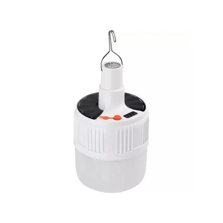 مصباح الطوارئ بالطاقة الشمسية (50 وات) وبنك الطاقة لشحن الهواتف