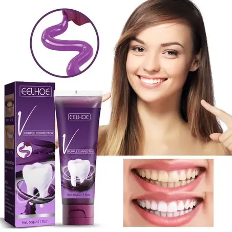EELHOE V34 pourpre dentifrice blanc brillant