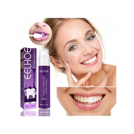 Gel blanchissant pour les dents violettes