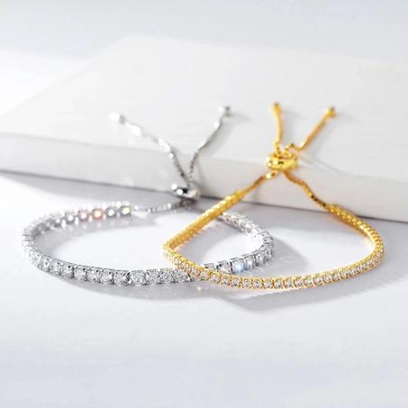 GOURMETTE RIVIÈRE AJUSTABLE 💎