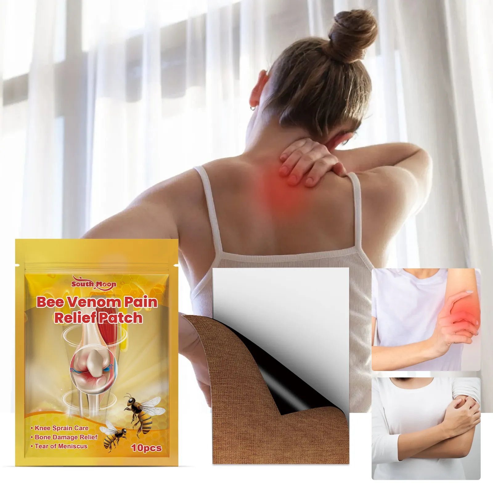 لاصقات سم النحل لعلاج التهاب المفاصل و آلام الركبة والعضلات – عرض محدود اليوم فقط