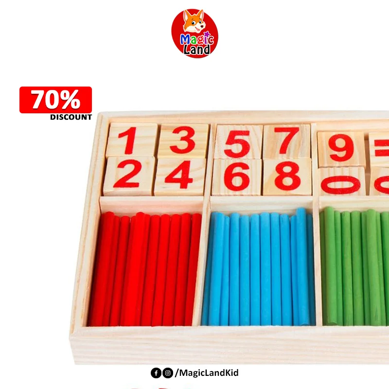 Jeu Mathématique En Bois CE1 – Addition, Soustraction, Notion Du Temps – Outil Montessori Interactif Pour Maternelle