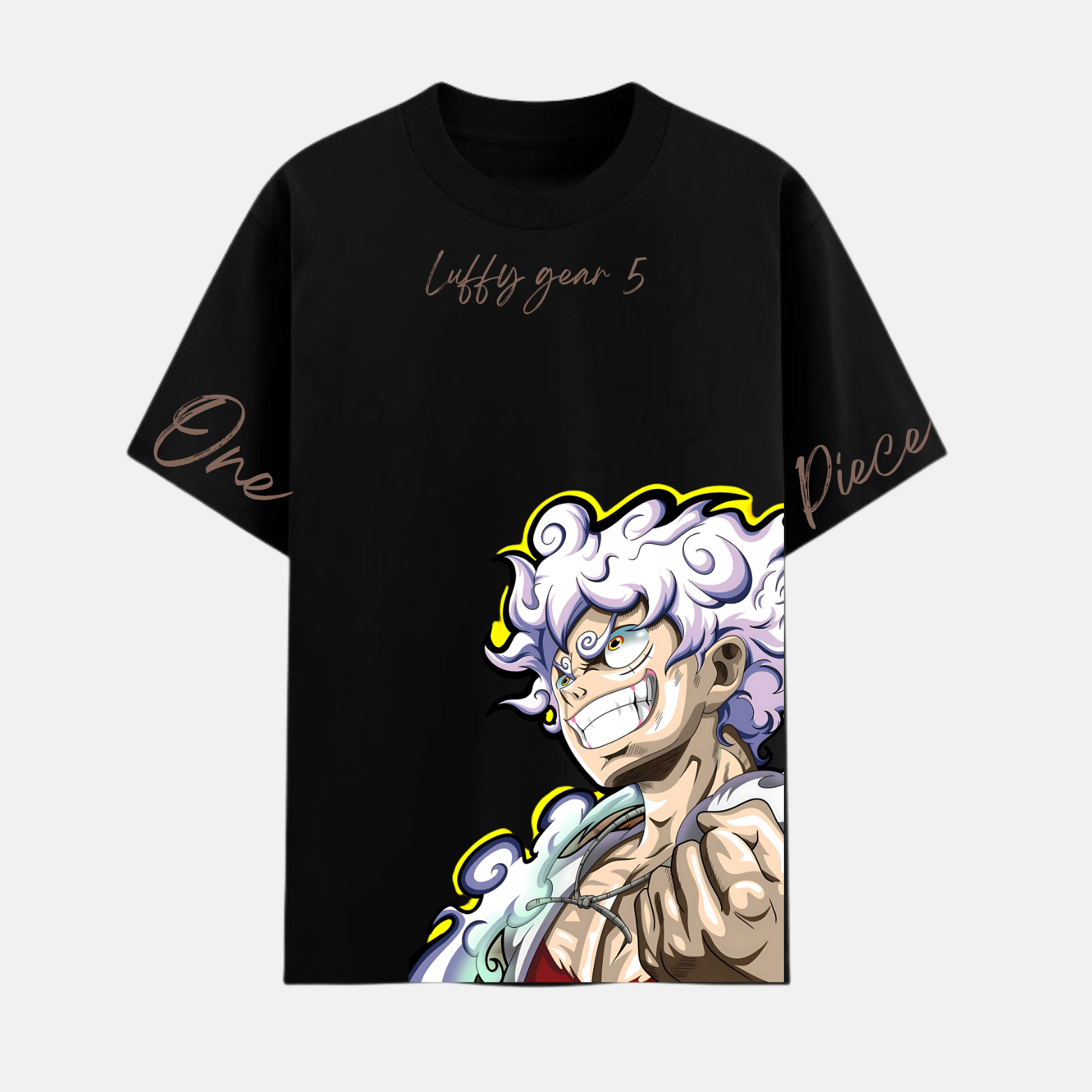 T-shirt - Luffy - One piece - Blanc\Noir