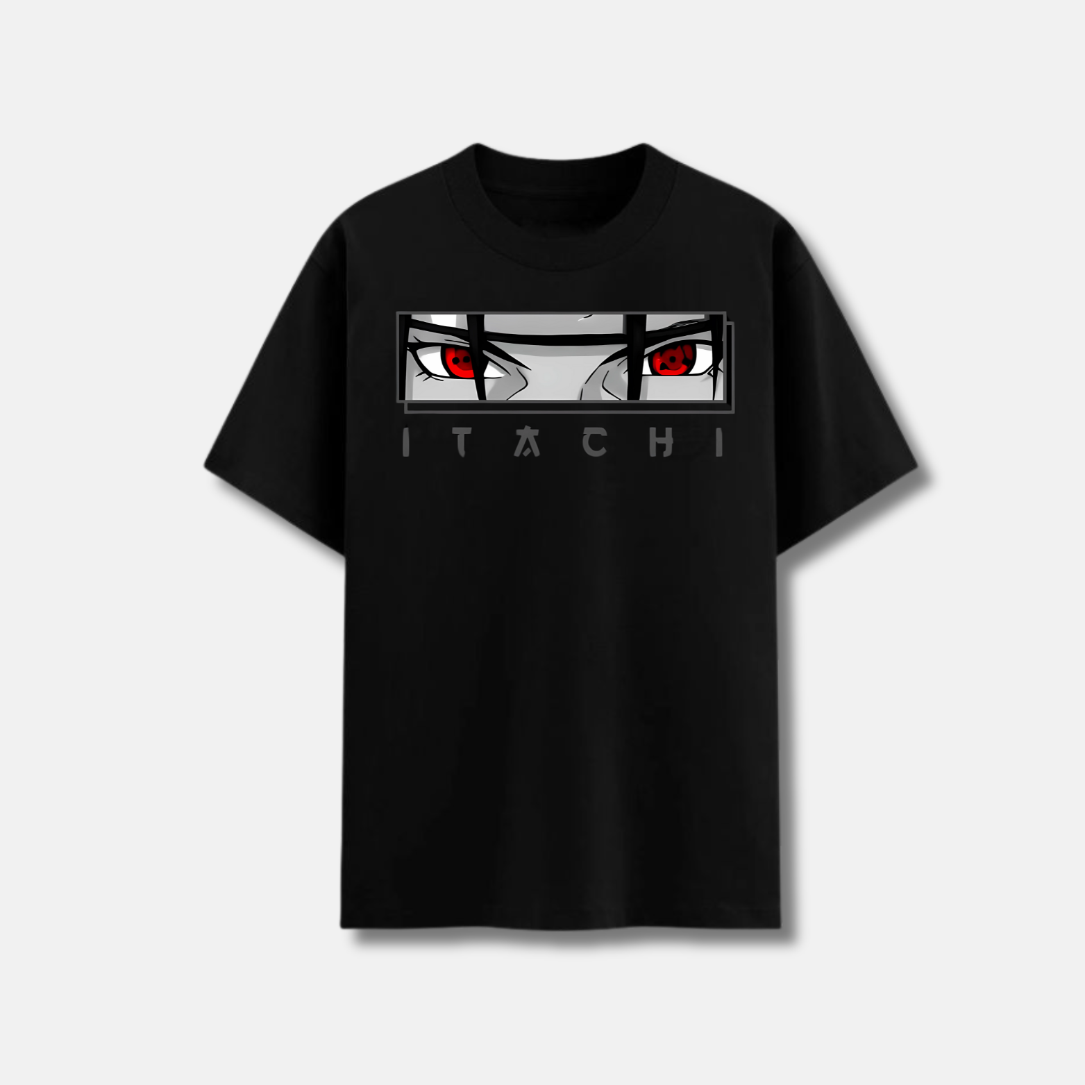 T-shirt - Itachi Uchiwa - Naruto - Blanc/Noir